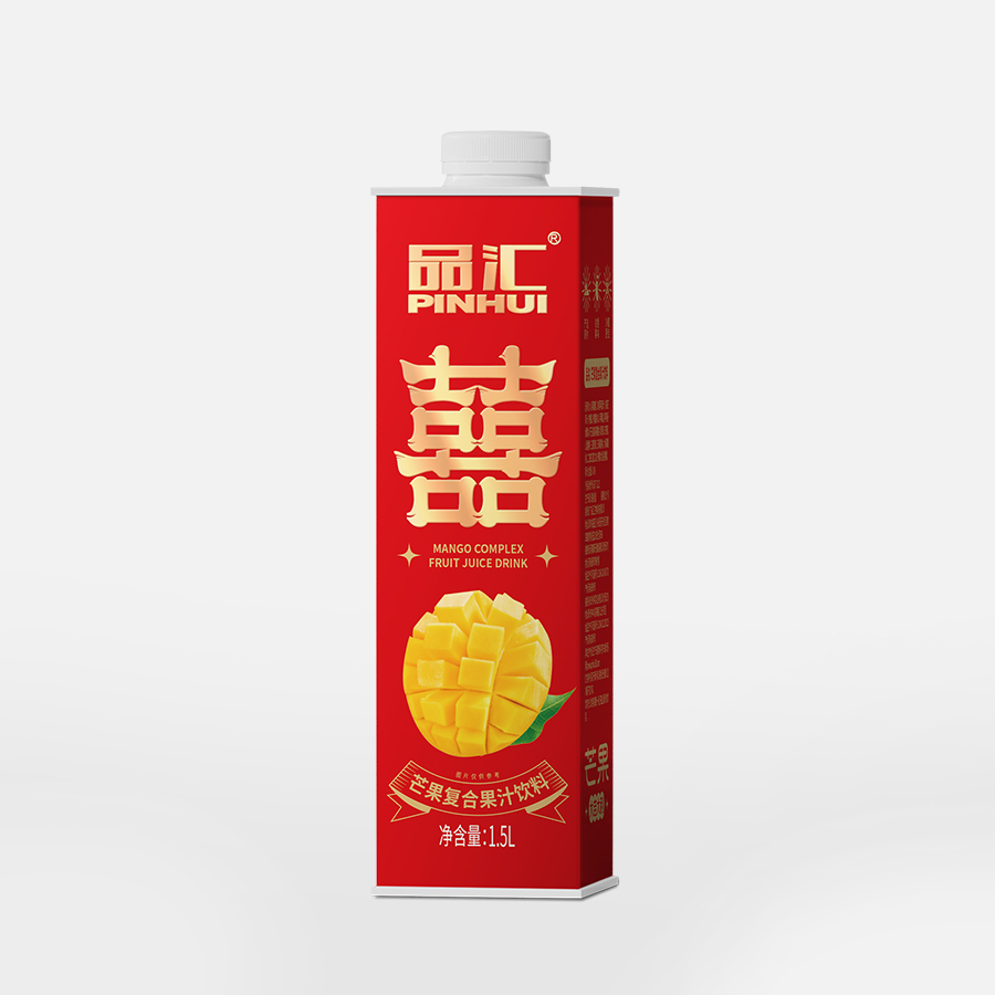 1.5L盒装喜字芒果