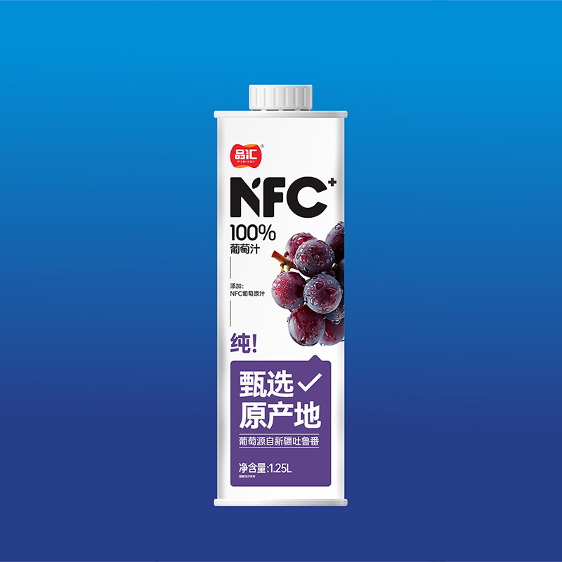 1.25L盒装葡萄汁