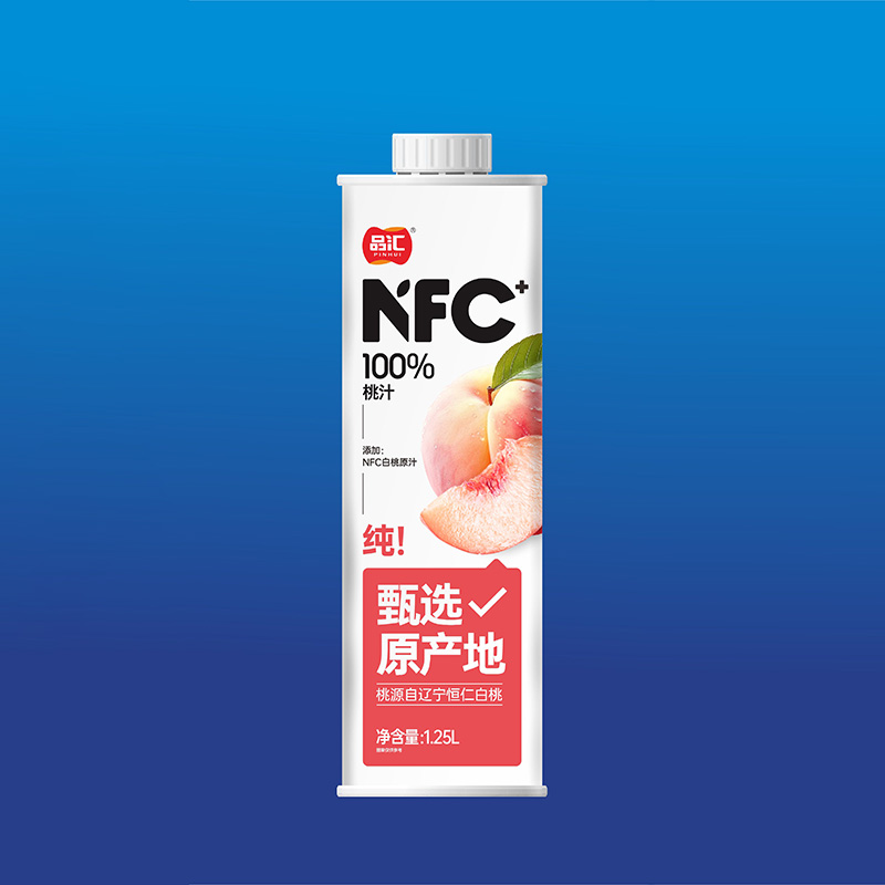 1.25L盒装桃汁
